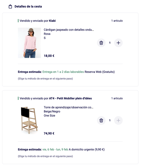 Commande Marketplace